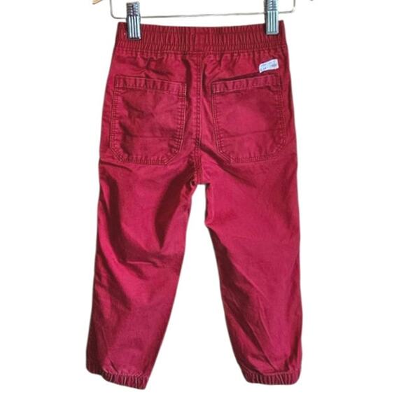 Gap Toddler Boy Red Cotton Drawstring Pants Size 3T - Picture 7 of 8